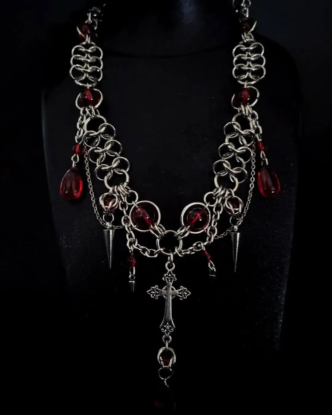 Bloody Cross Necklace